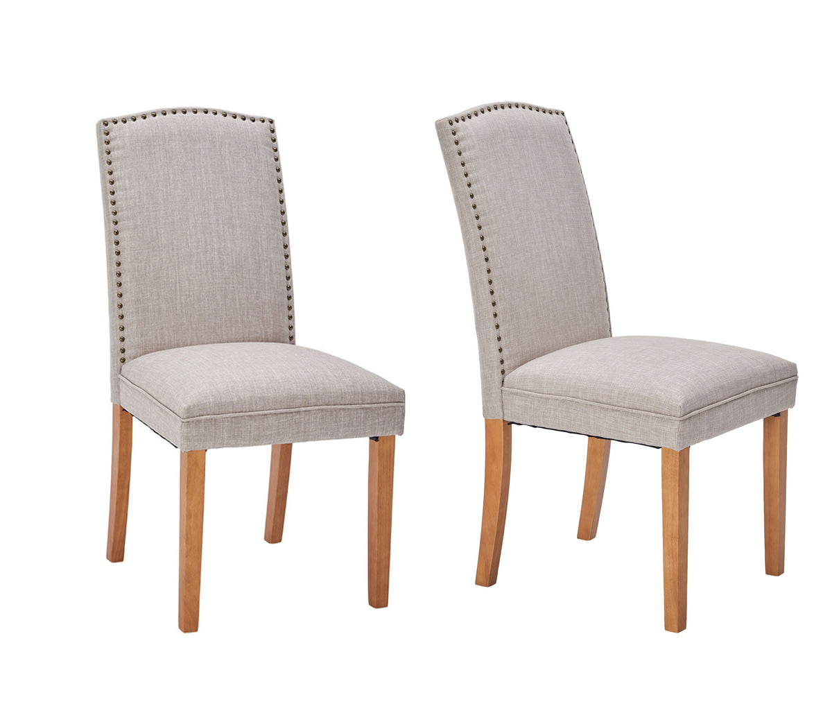 Silla comedor Lucy gris claro set de 2