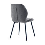 Silla comedor Maibe gris oscuro