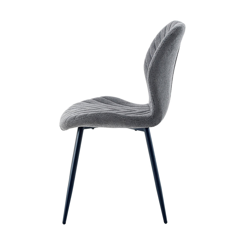 Silla comedor Maibe gris oscuro