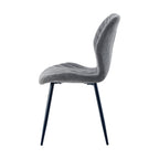 Silla comedor Maibe gris oscuro