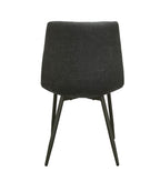 Silla comedor Orlo gris oscuro set de 2