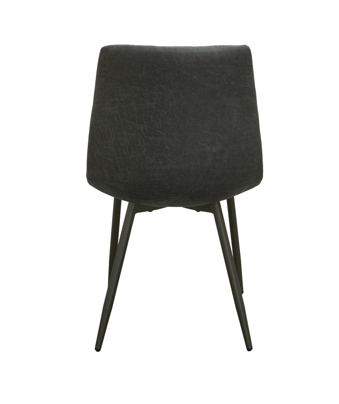 Silla comedor Orlo gris oscuro set de 2