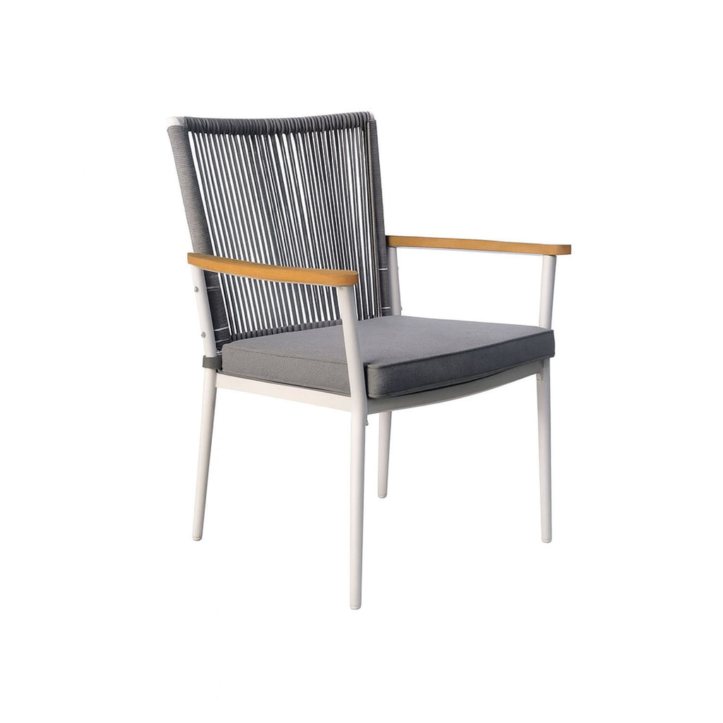 Silla comedor terraza Concord gris oscuro