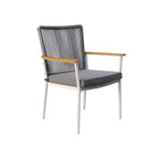 Silla comedor terraza Concord gris oscuro