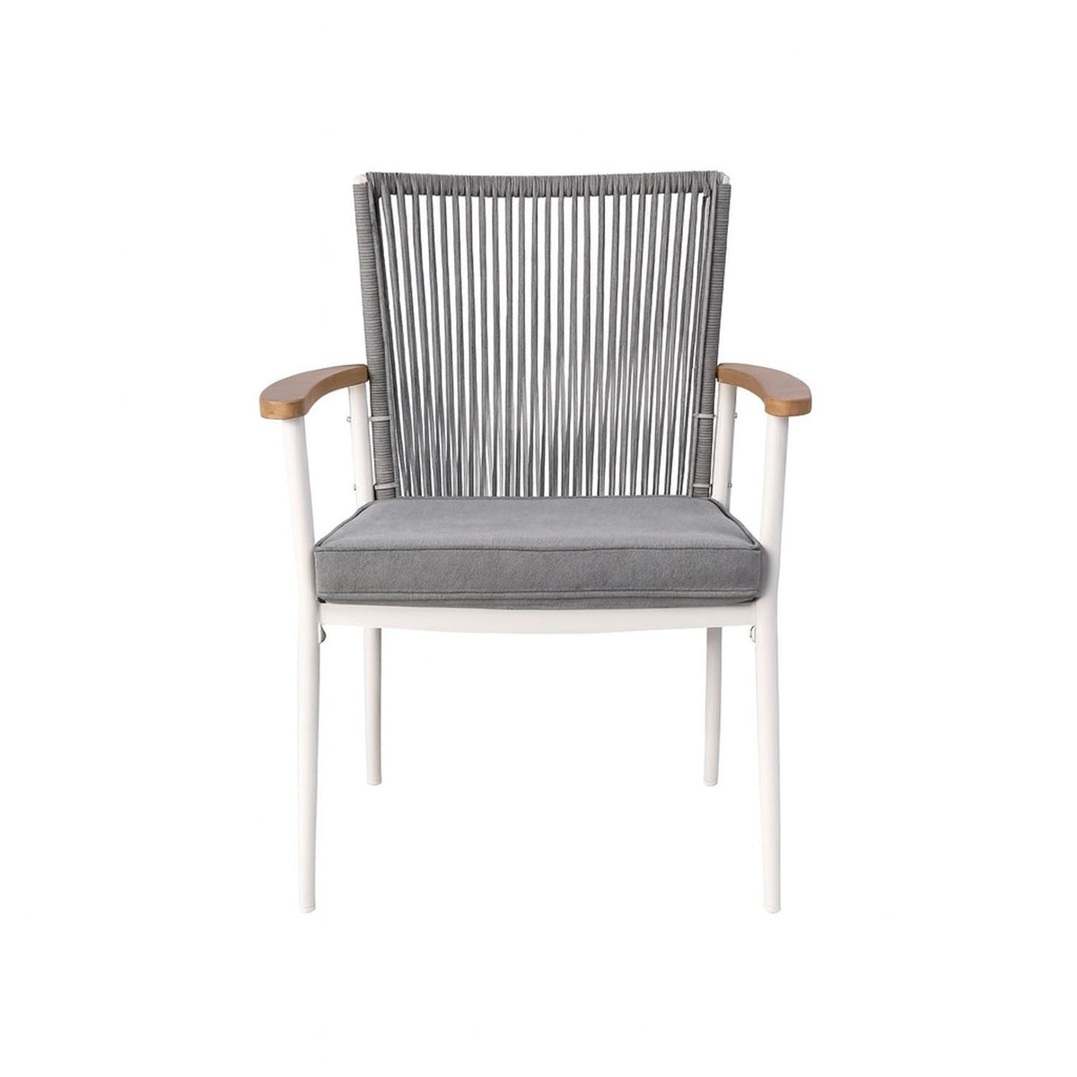 Silla comedor terraza Concord gris oscuro