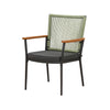 Silla comedor terraza Concord verde