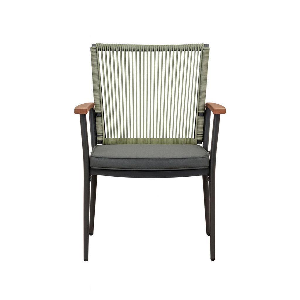 Silla comedor terraza Concord verde