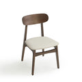 Silla comedor Umea nogal set de 2
