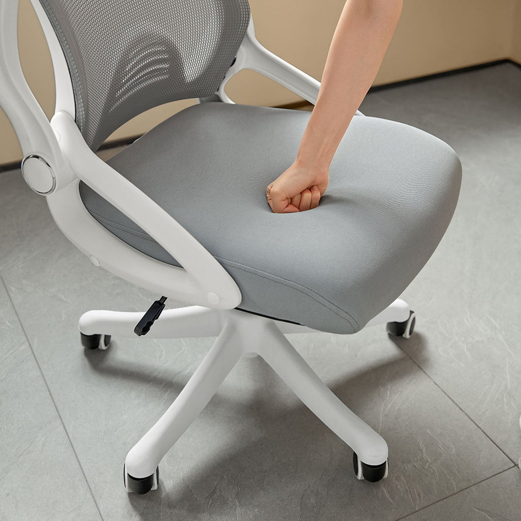 Silla de oficina Tsuki gris claro