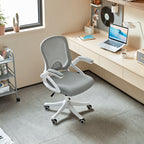 Silla de oficina Tsuki gris claro