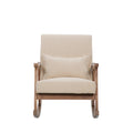 Silla mecedora Jane beige