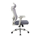 Silla oficina Tacora cromada gris