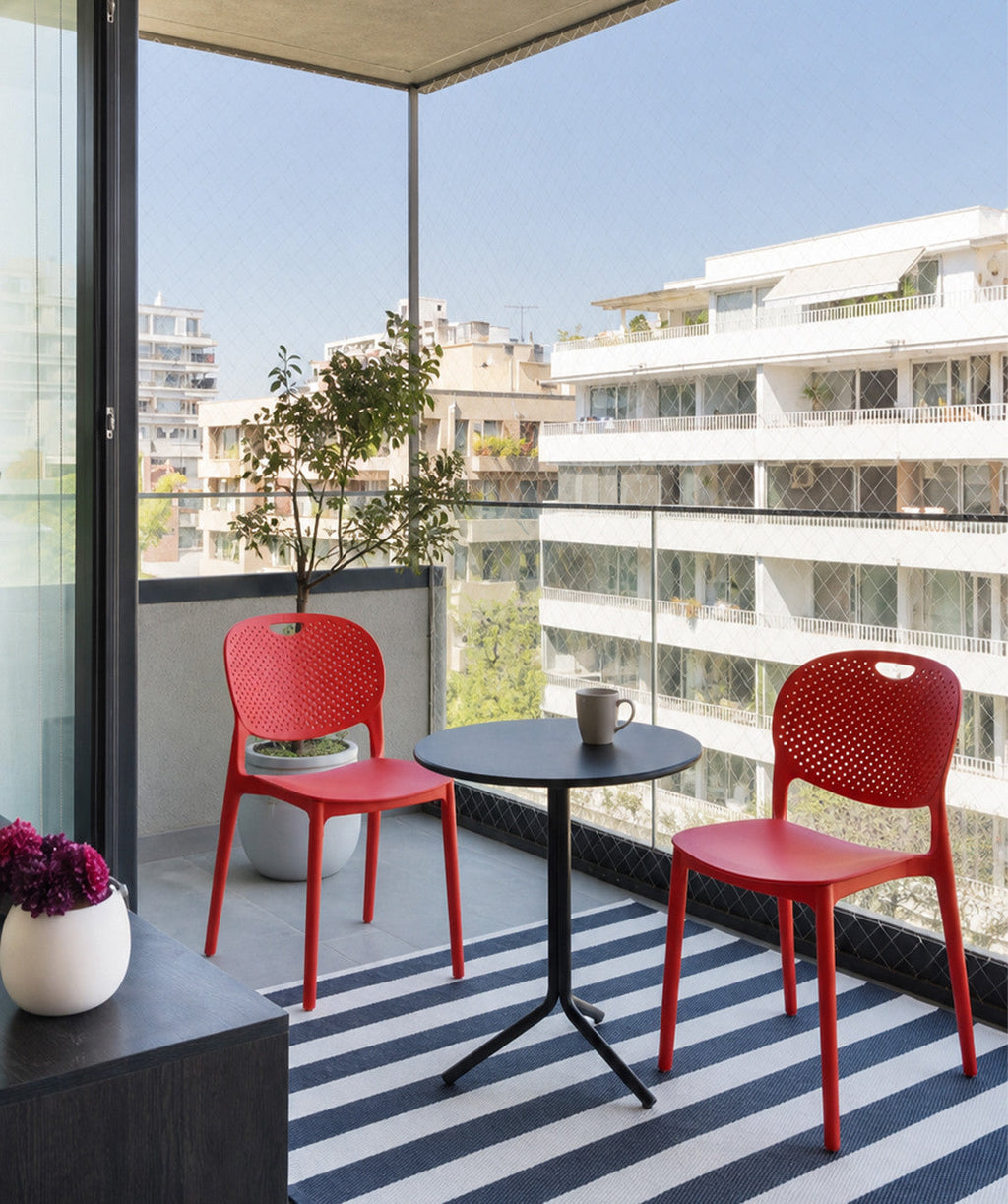 Silla PP Baum rojo