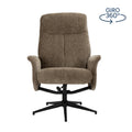 Sitial reclinable ottoman gris