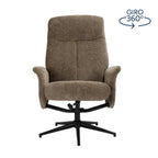 Sitial reclinable ottoman gris