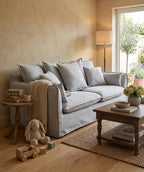 Sofa 2 cuerpos Hobart gris