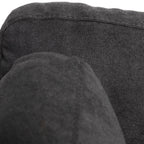Sofá 3 cuerpos Alara gris oscuro
