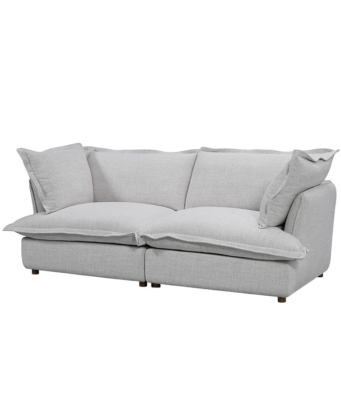 Sofá 3 cuerpos Holiday gris oscuro
