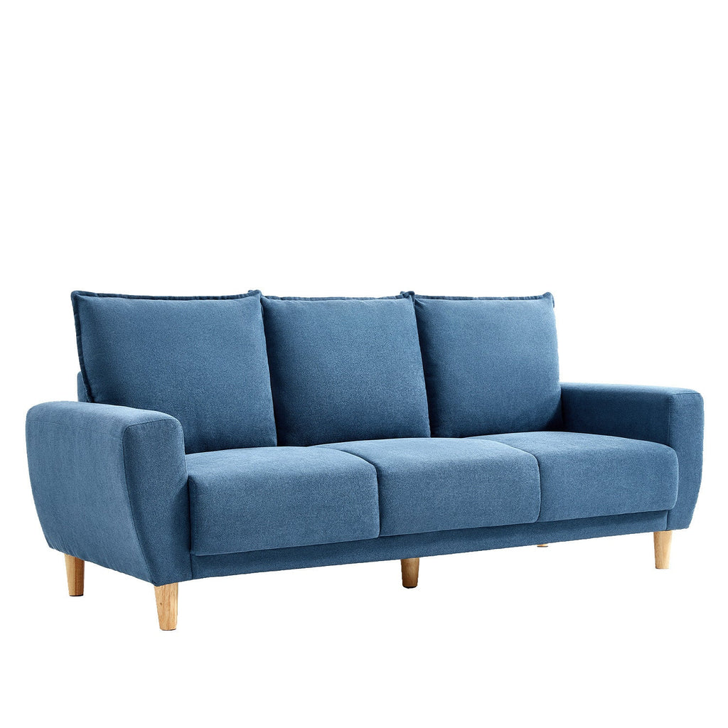 Sofá 3 cuerpos Maya azul