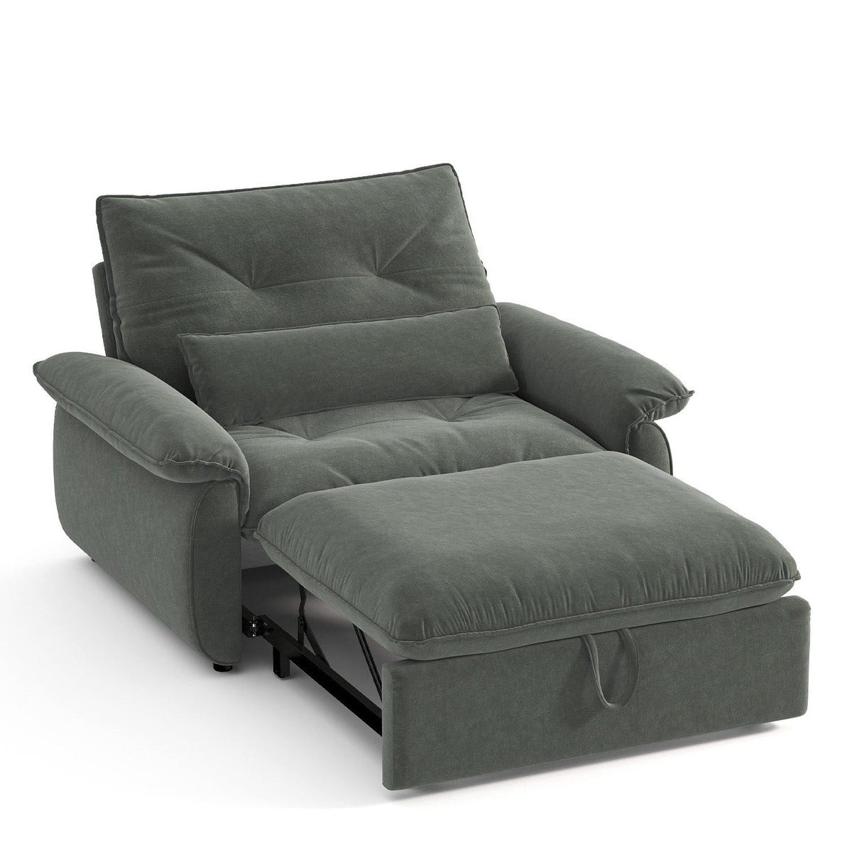 Sofá cama 1 cuerpo Torino gris
