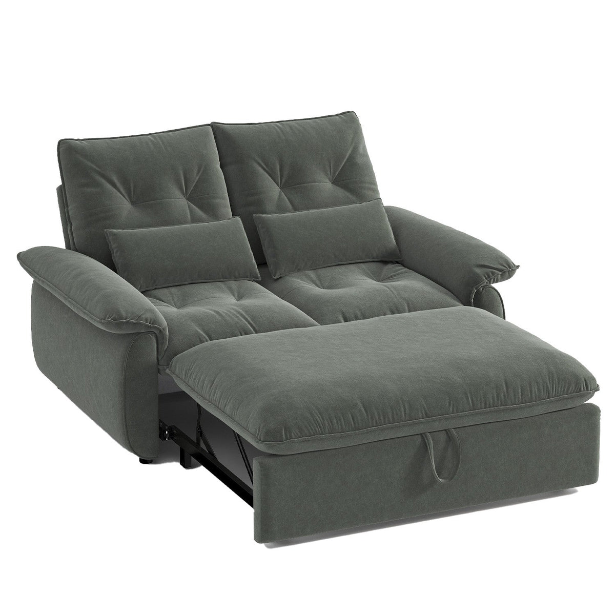 Sofá cama 2 cuerpos Torino gris
