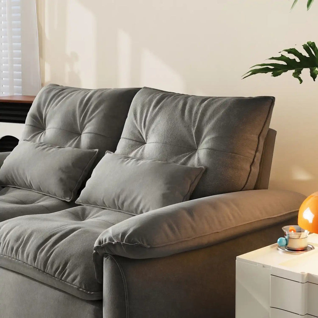 Sofá cama 2 cuerpos Torino gris