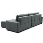 Sofá cama reversible seccional Essen gris oscuro