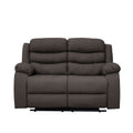 Sofá reclinable 2 cuerpos Boston café