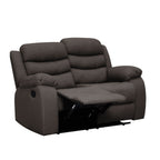Sofá reclinable 2 cuerpos Boston café