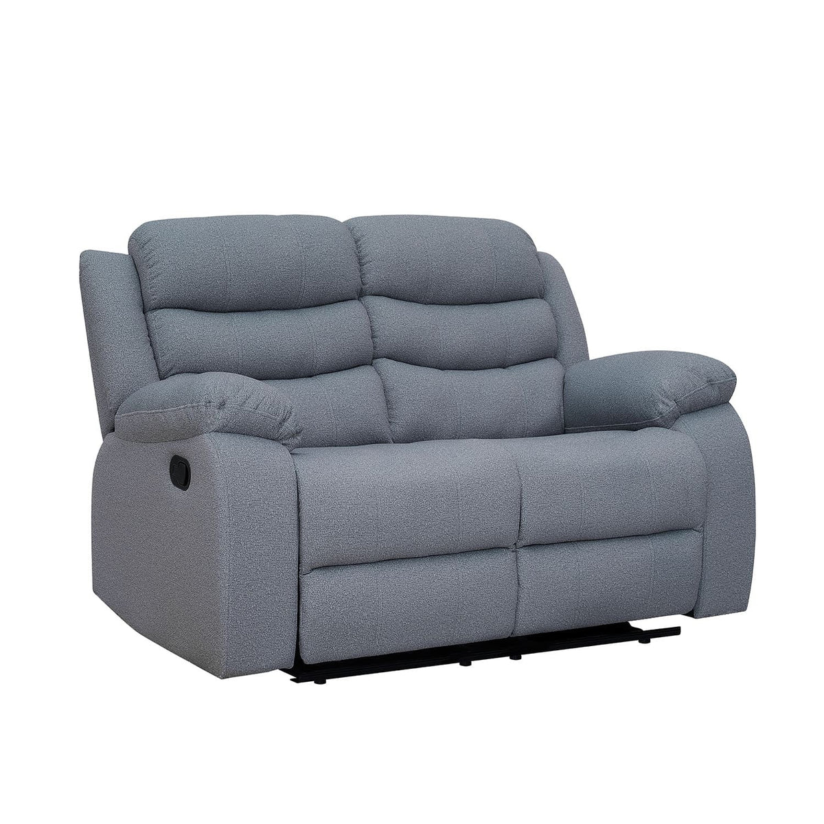 Sofá reclinable 2 cuerpos Boston gris claro