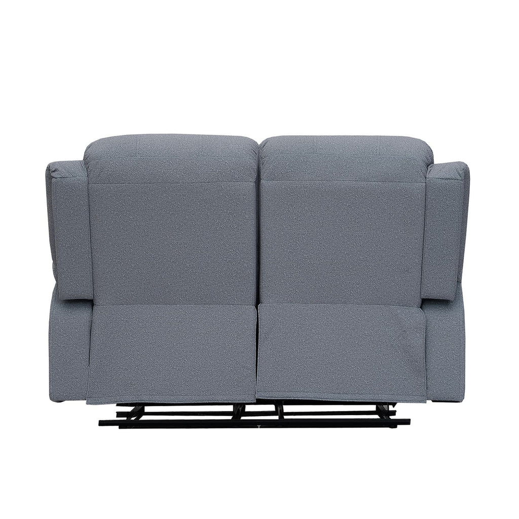 Sofá reclinable 2 cuerpos Boston gris claro