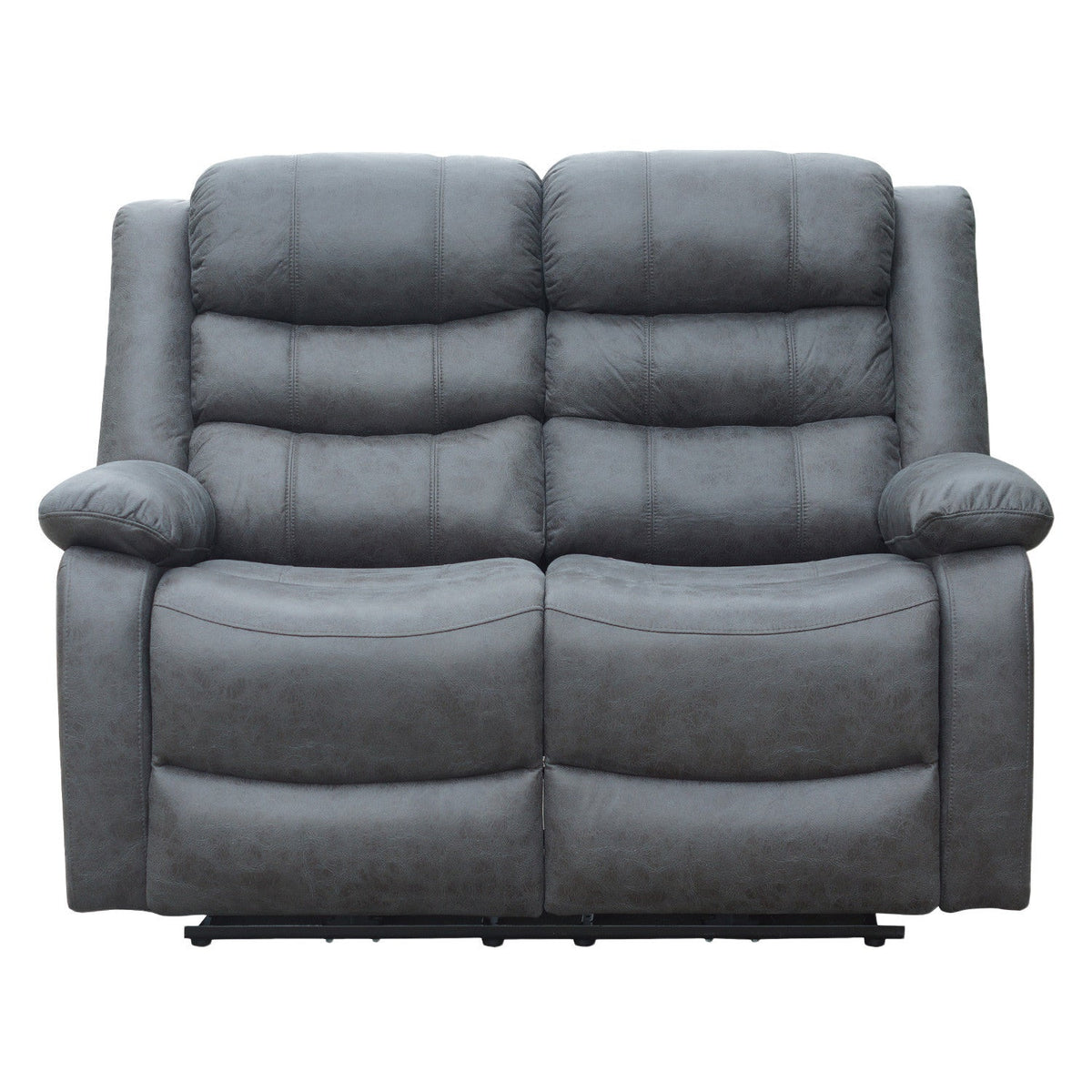 Sofá reclinable 2 cuerpos eléctrico Siros gris