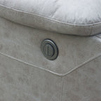 Sofá reclinable 2 cuerpos eléctrico Siros gris