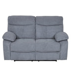 Sofá reclinable 2 cuerpos Génova gris claro