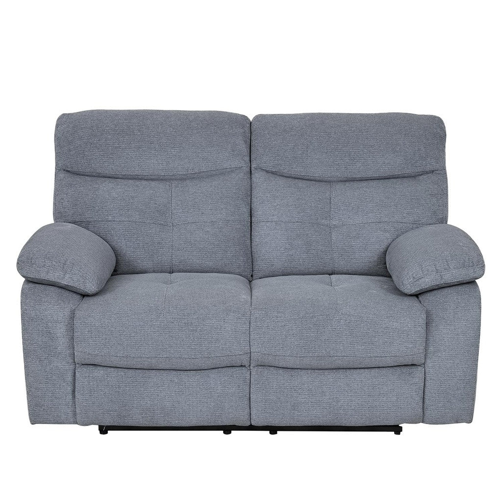 Sofá reclinable 2 cuerpos Génova gris claro