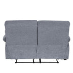 Sofá reclinable 2 cuerpos Génova gris claro