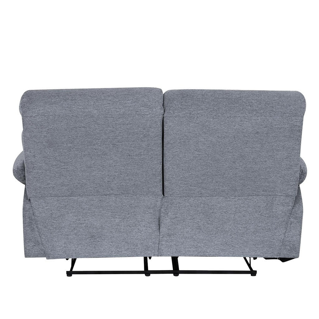 Sofá reclinable 2 cuerpos Génova gris claro