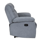 Sofá reclinable 2 cuerpos Génova gris claro