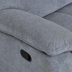Sofá reclinable 2 cuerpos Génova gris claro