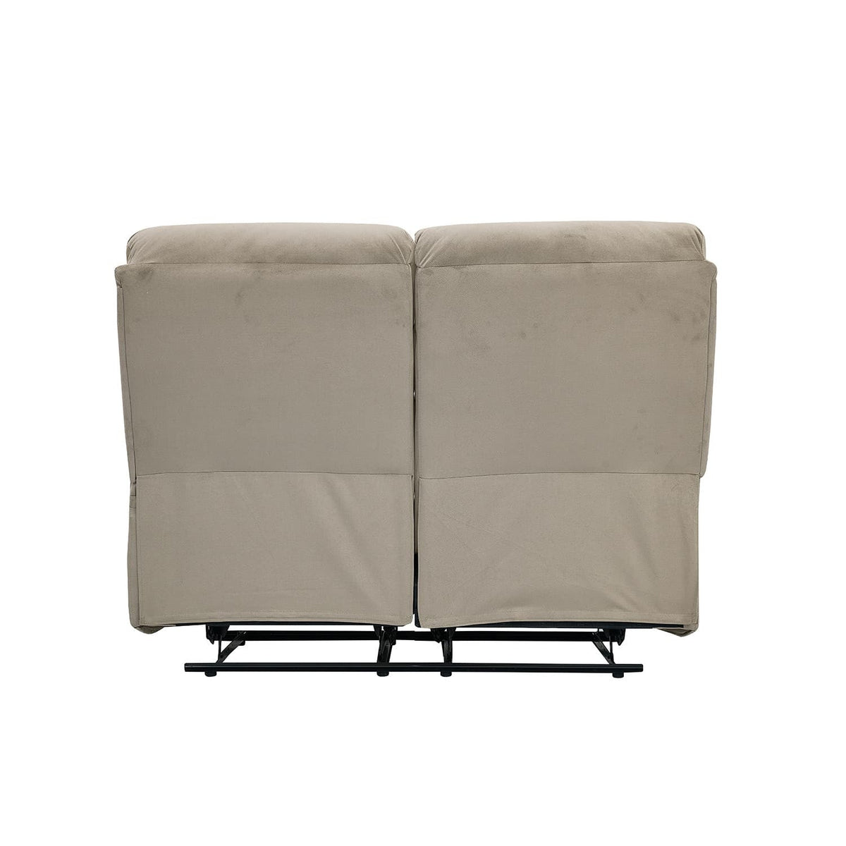 Sofá reclinable 2 cuerpos Logan gris claro