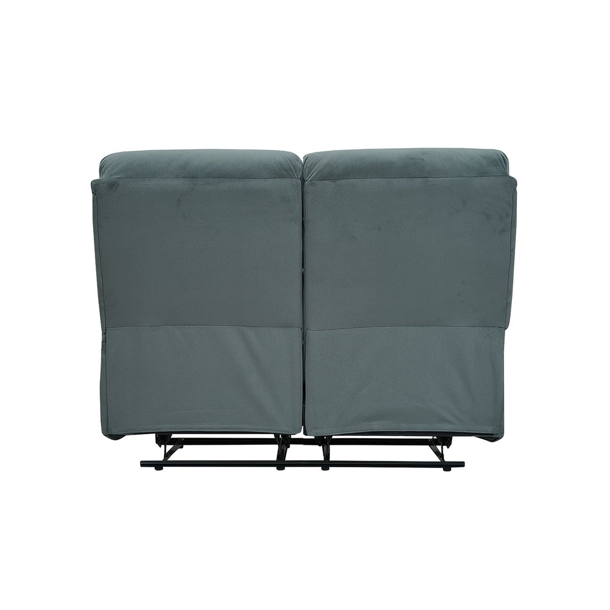 Sofá reclinable 2 cuerpos Logan gris oscuro