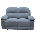 Sofá reclinable 2 cuerpos Mark gris