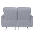 Sofá reclinable 2 cuerpos Milán gris claro