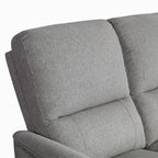 Sofá reclinable 2 cuerpos Milos beige