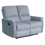 Sofá reclinable 2 cuerpos Milos gris