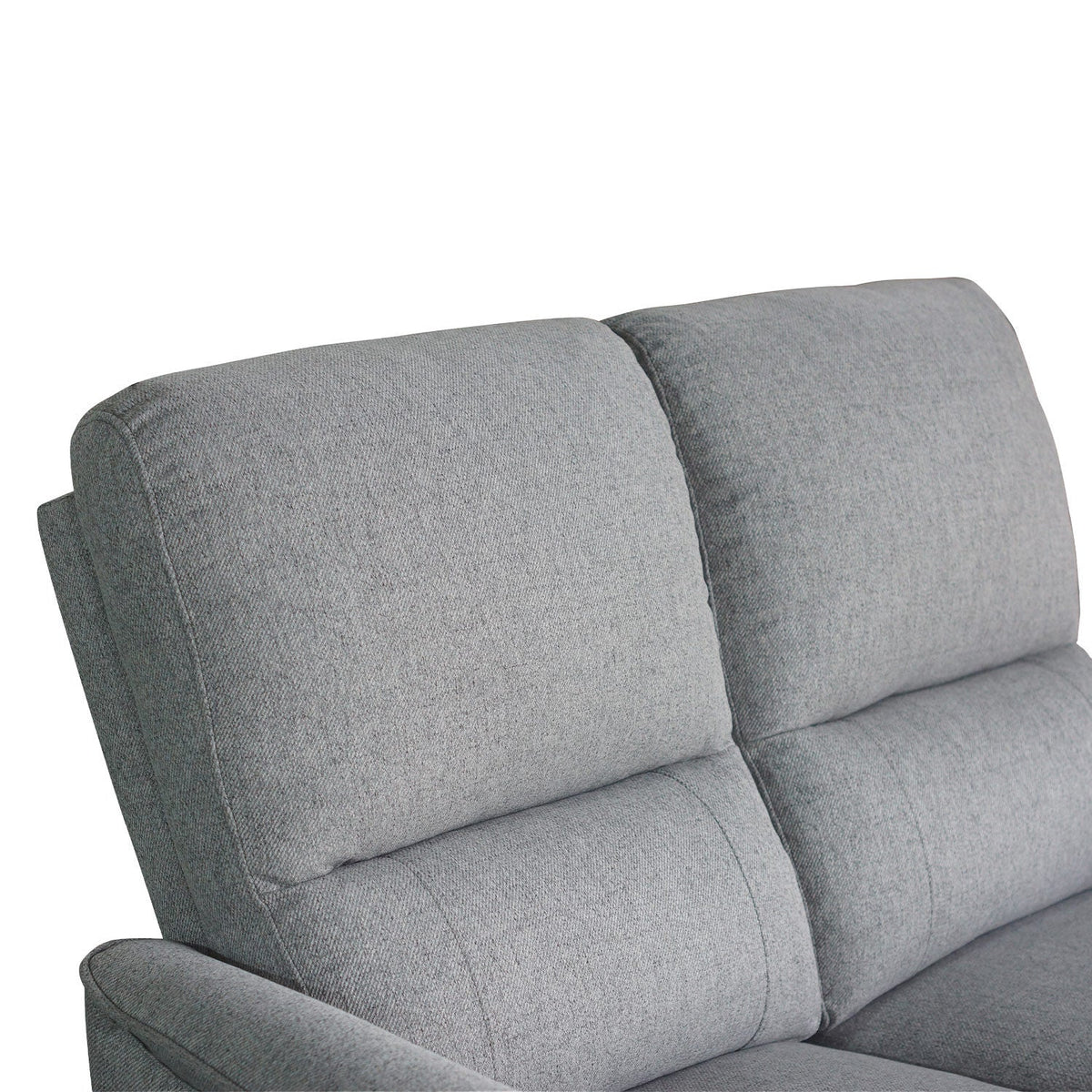 Sofá reclinable 2 cuerpos Milos gris