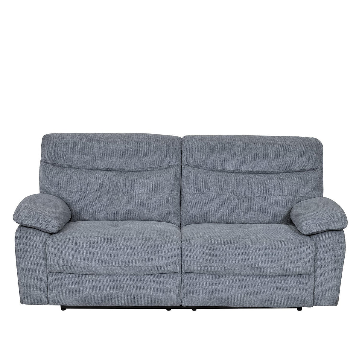 Sofá reclinable 3 cuerpos Génova gris claro