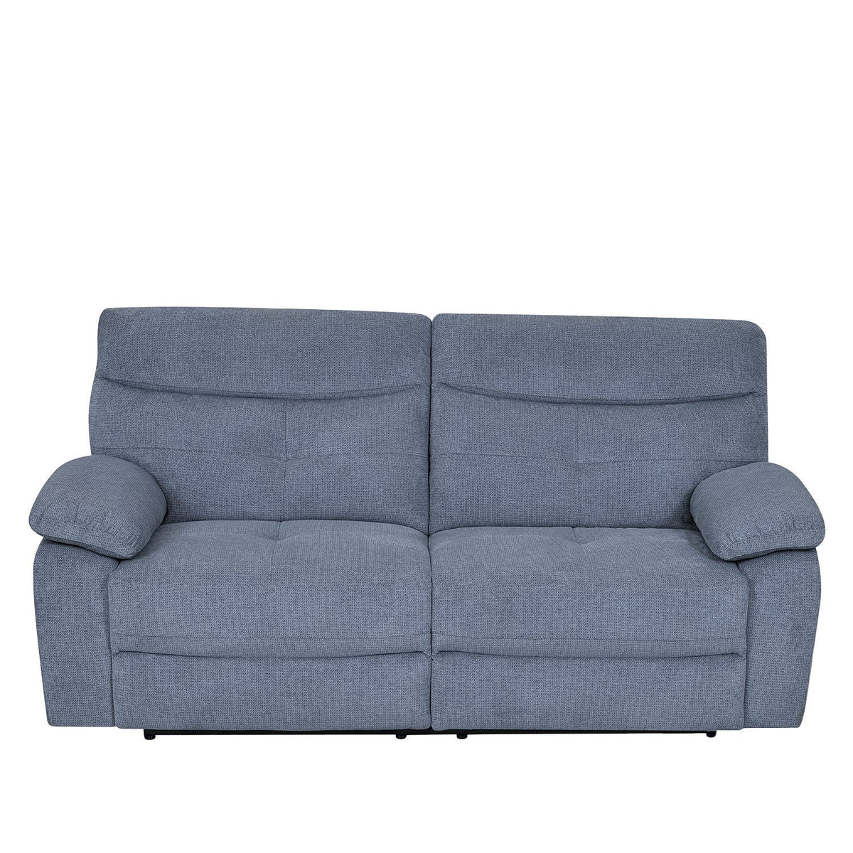 Sofá reclinable 3 cuerpos Génova gris oscuro