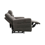 Sofá reclinable 3 cuerpos Lima gris oscuro