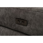 Sofá reclinable 3 cuerpos Lima gris oscuro